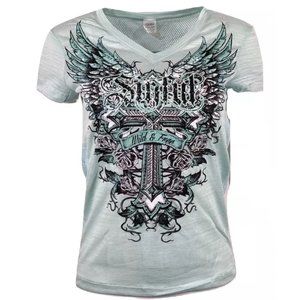 Sinful AFFLICTION Womens BEANIE Cap Hat GUNS Rhinestones Tattoo Snow Winter $50 Sinful AFFLICTION Womens BEANIE Cap Hat GUNS Rhinestones Tattoo Snow Winter $50